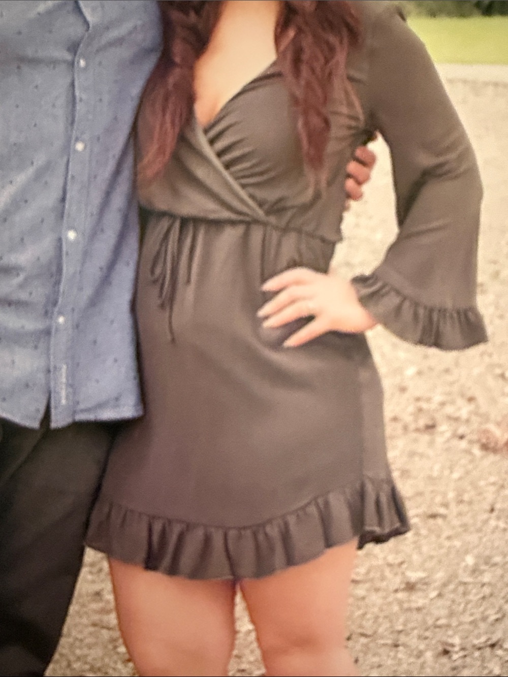Perfect Fall Olive Colored Dress